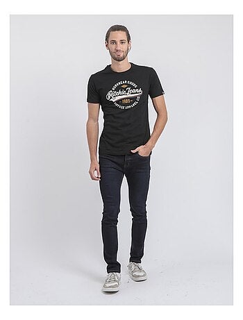 JONAK T-shirt met korte mouwen, ronde hals en gemaakt van puur katoen
