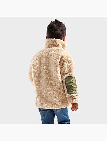 Jongens sherpa jas