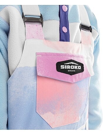 Jongens snowboard broek met bretels