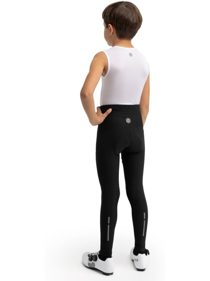 Jongens thermo fietsbroek met zeem Zwart - Kiabi
