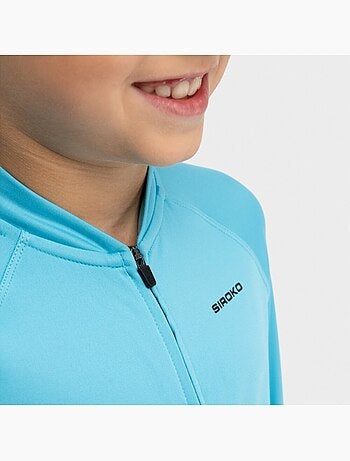 Jongens thermo wielershirt met lange mouwen