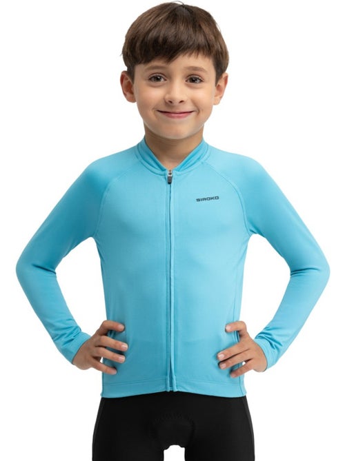 Jongens thermo wielershirt met lange mouwen - Kiabi Jongens thermo wielershirt met lange mouwen - Kiabi