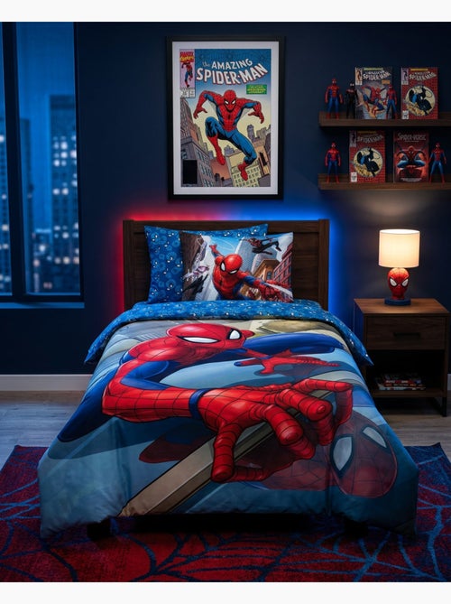 Jongensbeddengoed Spider-Man Marvel 140x200 cm + Sloop 65x65 cm 100% Katoen - Kiabi Jongensbeddengoed Spider-Man Marvel 140x200 cm + Sloop 65x65 cm 100% Katoen - Kiabi