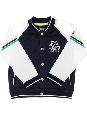Jongensvest marine/wit eom davys