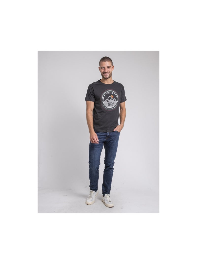 Jorock t-shirt met ronde hals van puur katoen Grijs - Kiabi