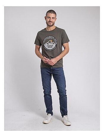 Jorock t-shirt met ronde hals van puur katoen