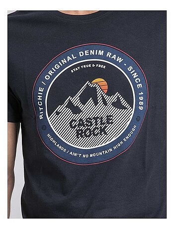 Jorock t-shirt met ronde hals van puur katoen