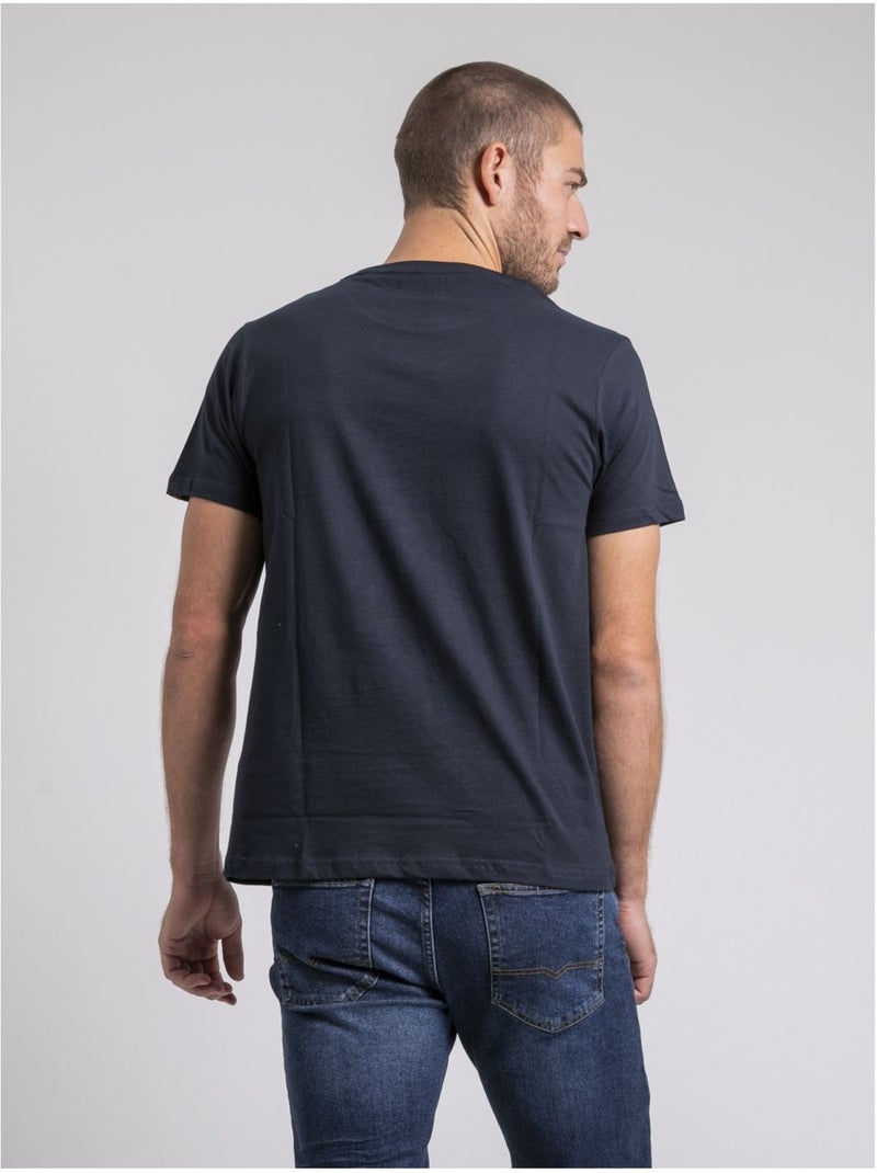 Jorock t-shirt met ronde hals van puur katoen Marineblauw - Kiabi