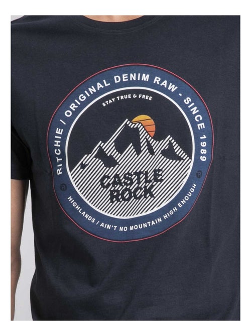 Jorock t-shirt met ronde hals van puur katoen - Kiabi Jorock t-shirt met ronde hals van puur katoen - Kiabi