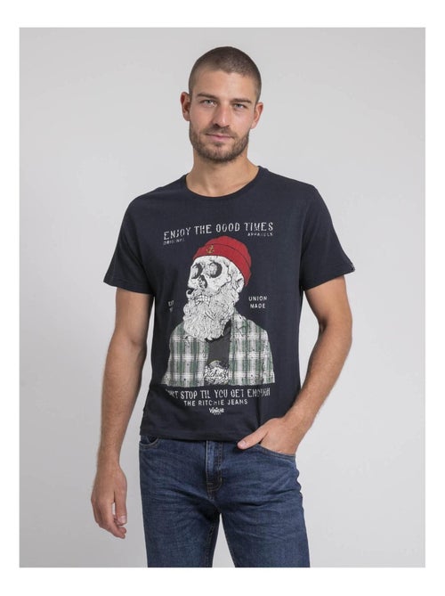 Jorustix t-shirt met ronde hals van puur katoen - Kiabi Jorustix t-shirt met ronde hals van puur katoen - Kiabi
