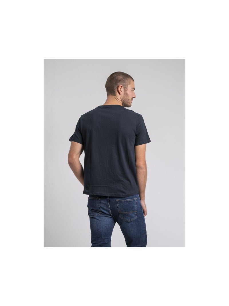 Jorustix t-shirt met ronde hals van puur katoen Marineblauw - Kiabi