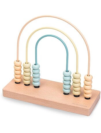 Jouet d'activité montessori, jouet en bois, arc-en-ciel - développement cognitif, enfant 2-3 ans