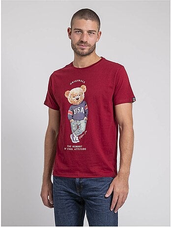 Joulio t-shirt met ronde hals van puur katoen