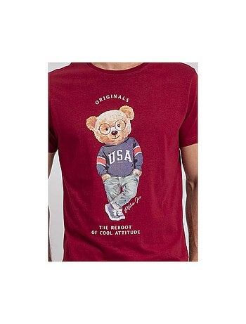 Joulio t-shirt met ronde hals van puur katoen