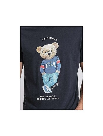 Joulio t-shirt met ronde hals van puur katoen