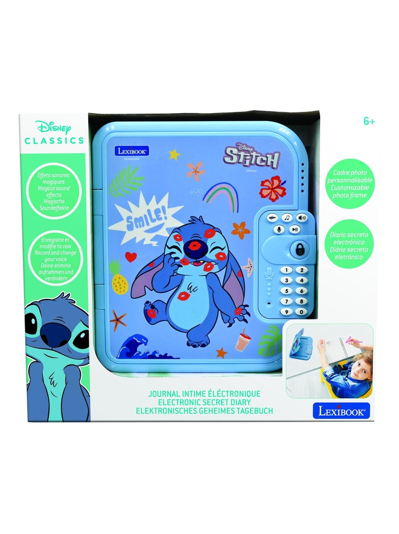 Journal intime électronique avec coffre-fort stitch N/A - Kiabi