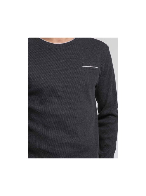 Jovictor t-shirt met ronde hals en lange mouwen en textuur - Kiabi Jovictor t-shirt met ronde hals en lange mouwen en textuur - Kiabi