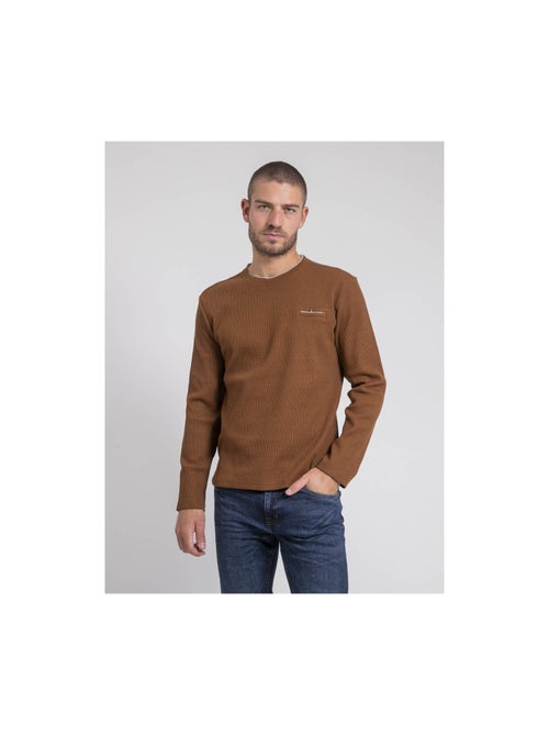 Jovictor t-shirt met ronde hals en lange mouwen en textuur - Kiabi Jovictor t-shirt met ronde hals en lange mouwen en textuur - Kiabi