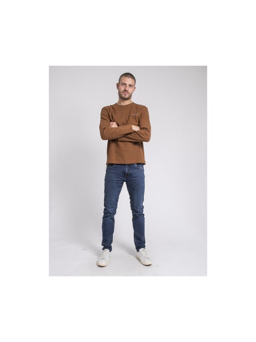 Jovictor t-shirt met ronde hals en lange mouwen en textuur - Kiabi Jovictor t-shirt met ronde hals en lange mouwen en textuur - Kiabi