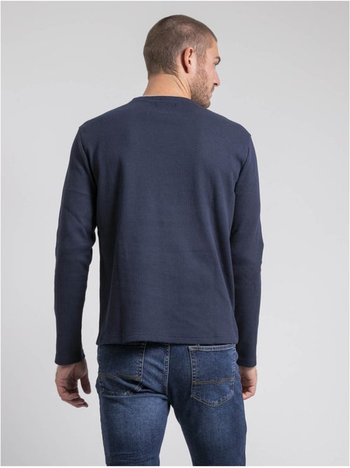 Jovictor t-shirt met ronde hals en lange mouwen en textuur - Kiabi Jovictor t-shirt met ronde hals en lange mouwen en textuur - Kiabi