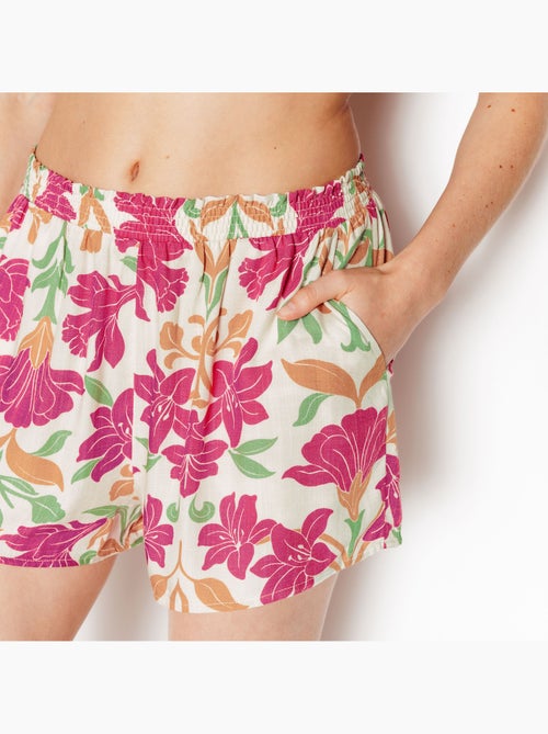 Juillet short multikleur wit - Kiabi
