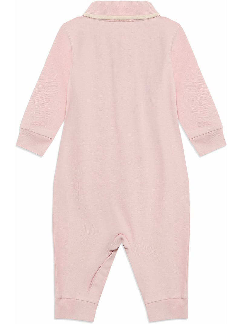 Jumpsuit met polokraag - lacoste Lichtroze - Kiabi