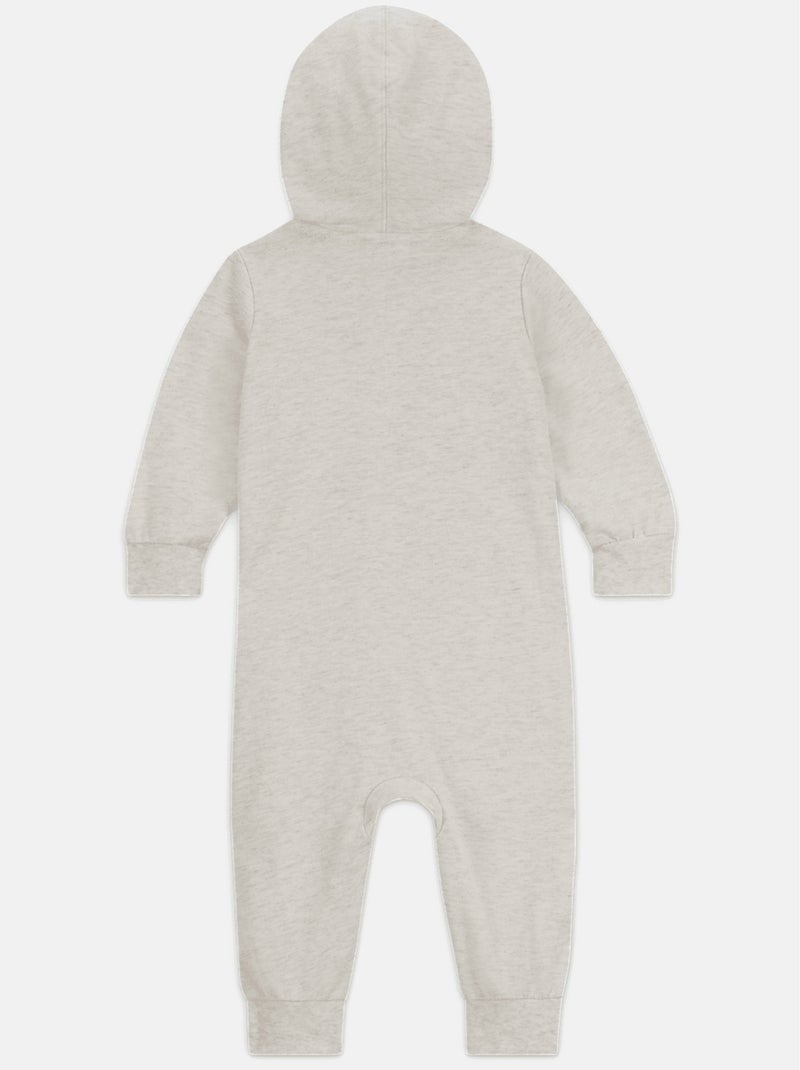 Jumpsuit met rits en capuchon - nike Beige - Kiabi