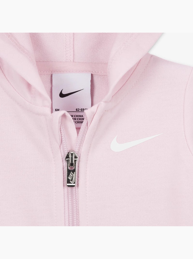 Jumpsuit met rits en capuchon - nike Roze - Kiabi
