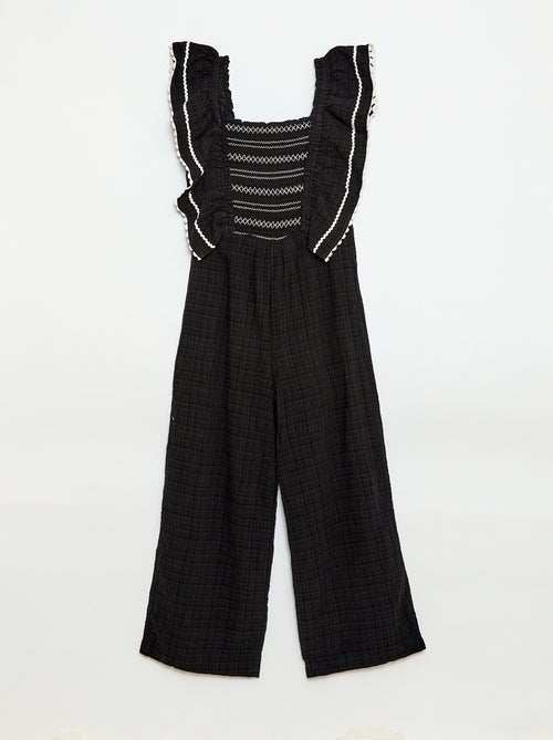 Jumpsuit met ruches - Kiabi