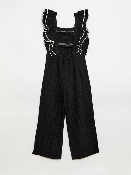 Jumpsuit met ruches - Kiabi