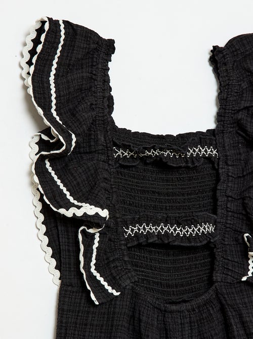 Jumpsuit met ruches - Kiabi