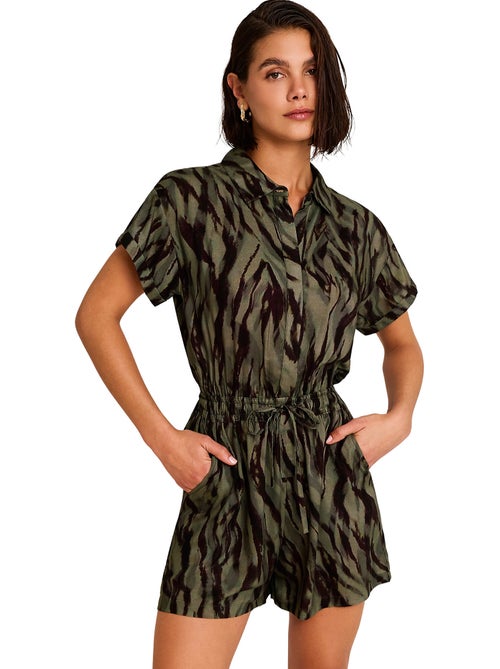 Jumpsuit met slipe mouwen savage - Kiabi Jumpsuit met slipe mouwen savage - Kiabi