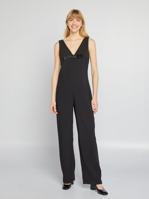 Jumpsuit met strik - Kiabi