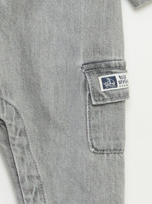 Jumpsuit van spijkerstof - Kiabi