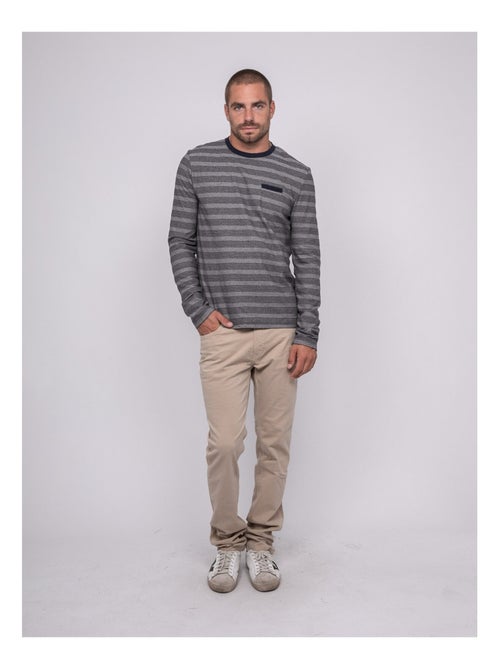 Junanine gestreept t-shirt met lange mouwen - Kiabi Junanine gestreept t-shirt met lange mouwen - Kiabi