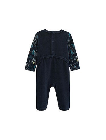 Jungle friends velours babypyjama