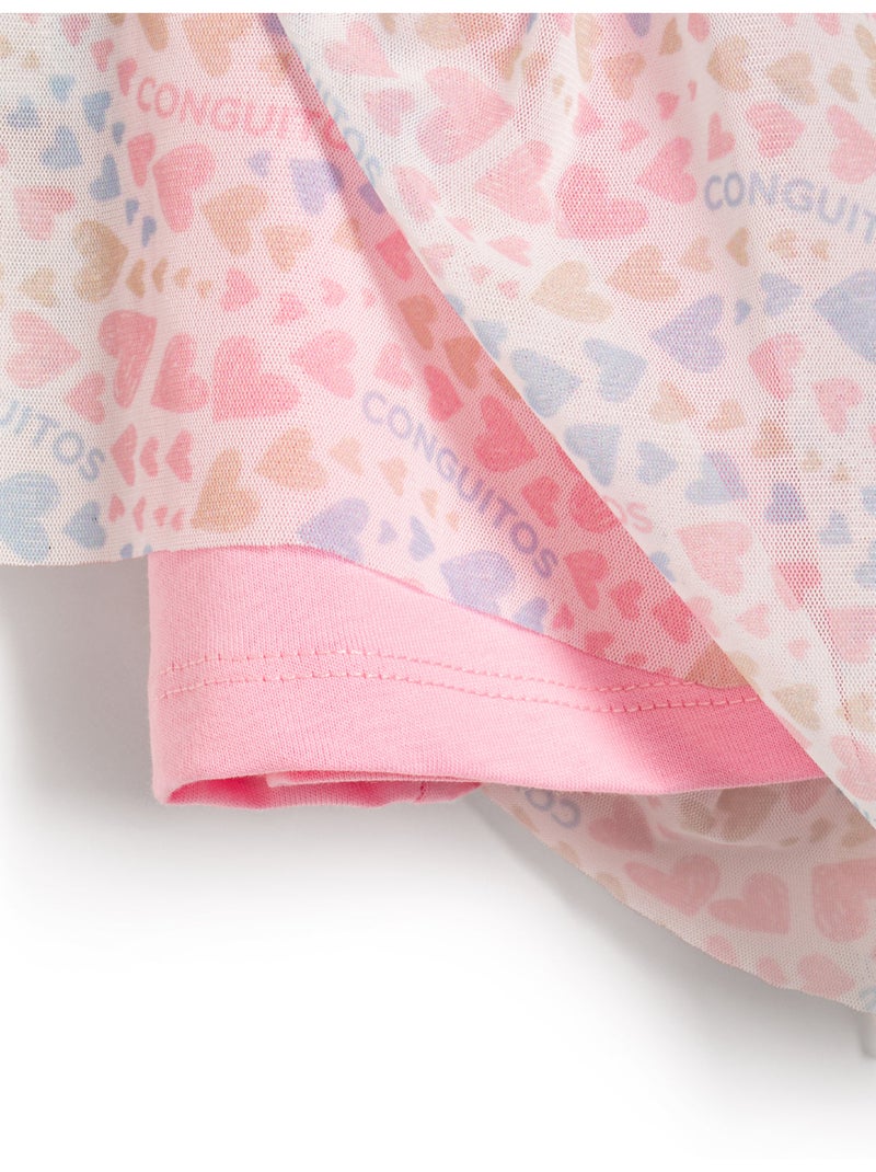 Jupe conguitos falda con corazones Multicolore - Kiabi