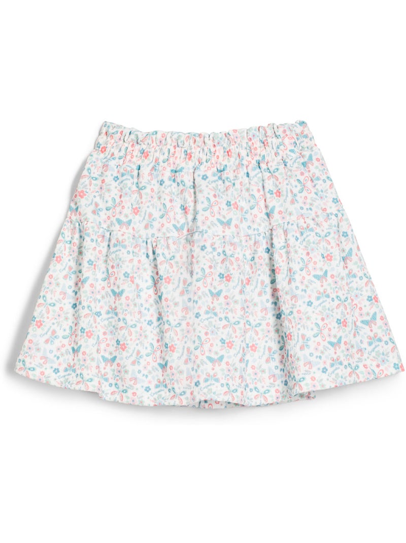 Jupe conguitos falda con mariposas Blanc - Kiabi