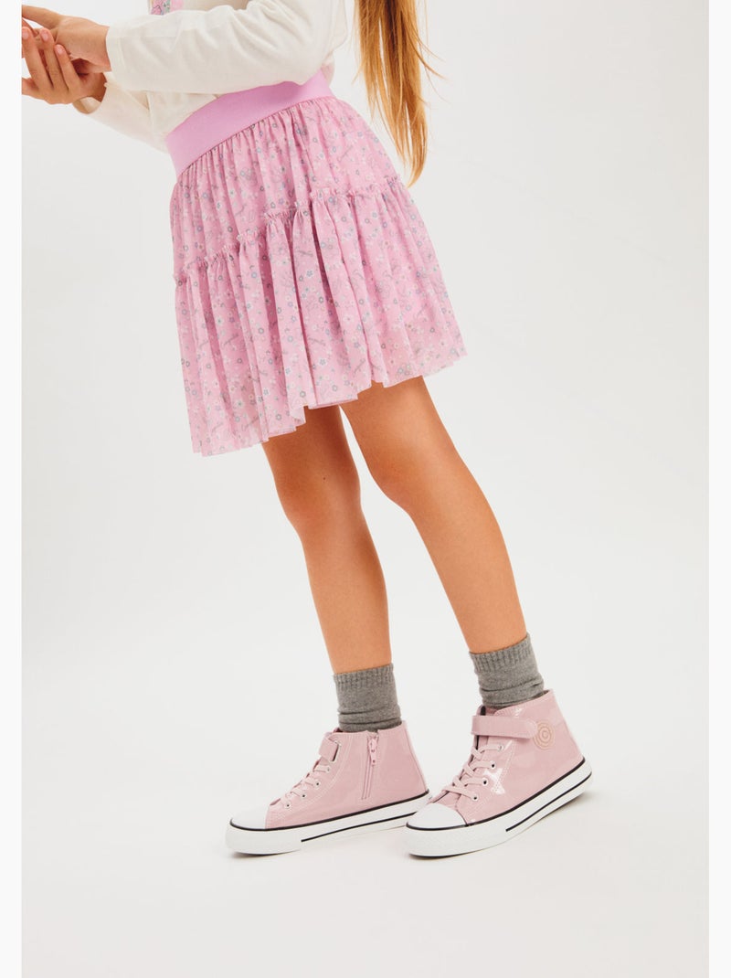 Jupe conguitos falda corazones Rose - Kiabi