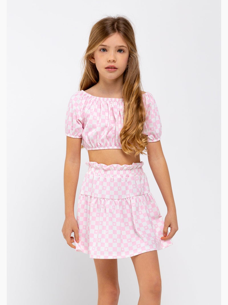 Jupe conguitos Rose - Kiabi