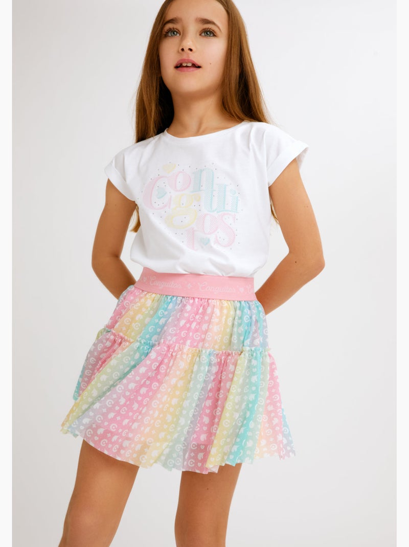 Jupe conguitos tul falda 2 Multicolore - Kiabi