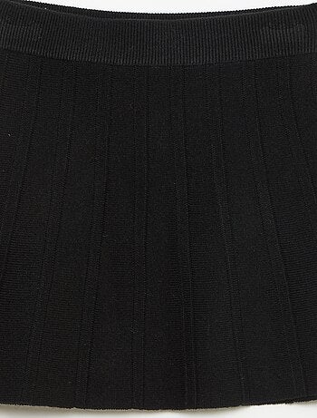 Jupe courte en maille