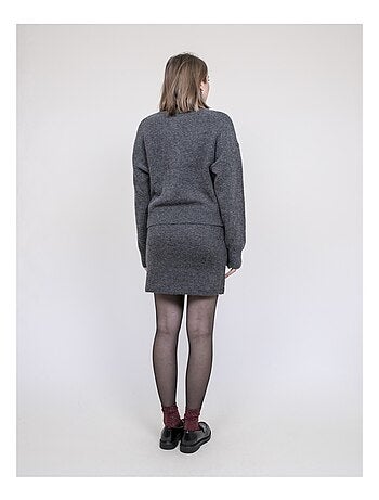 Jupe courte en maille xafuma