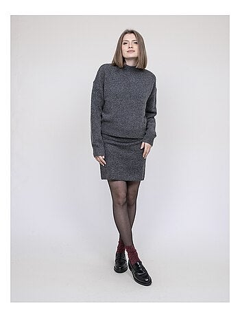 Jupe courte en maille xafuma