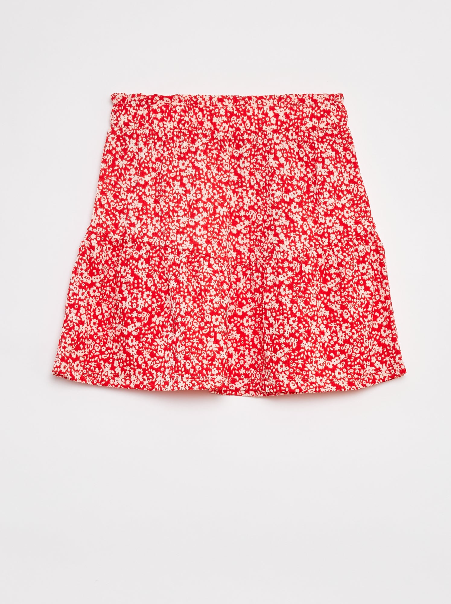 jupe a fleur courte