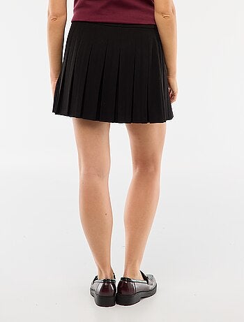 Jupe courte plissée
