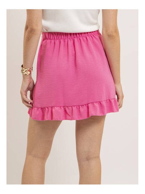 Jupe courte portefeuil xotess - Kiabi Jupe courte portefeuil xotess - Kiabi
