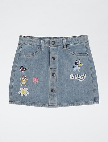 Jupe denim 'Bluey' en coton