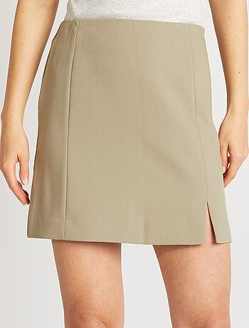 Jupe droite courte