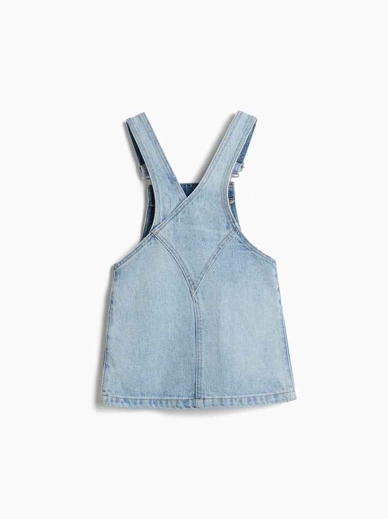 Jupe dungaree, mo fashion Bleu - Kiabi